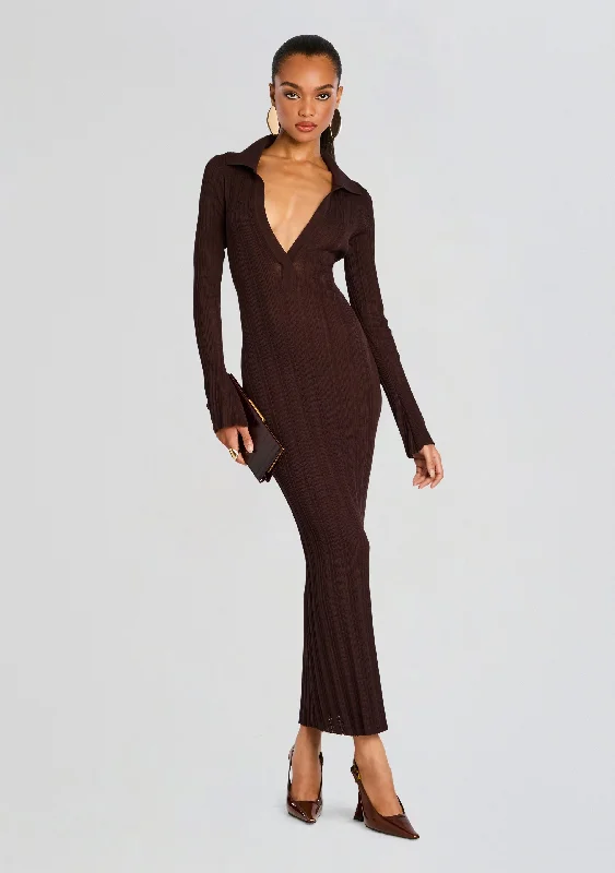 Azula Rib Knit Maxi Dress