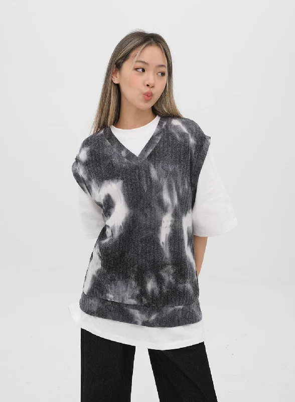 Tie Dye Relaxed Fit Vest C2001